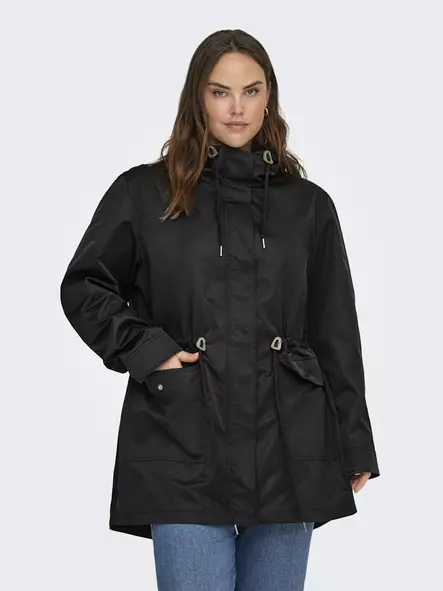 Only Carmakoma damjacka plus size Parka svart - Lätta jackor för damer - 140198 - 1
