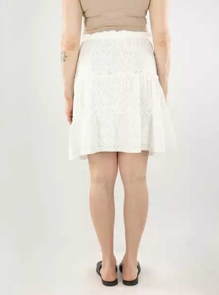 Vila joustava hame Amalina HW Short valkoinen - Hameet - 140678 - 2