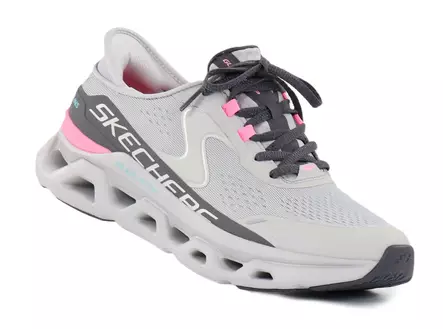 Skechers naisten tennarit 150510/GYPK Glide-step harmaa - Skechers tennarit - 141208 - 1