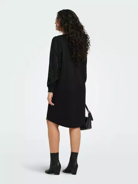 Only Carmakoma pluskoon collegemekko Donna midi musta - Mekot ja tunikat - 141518 - 2