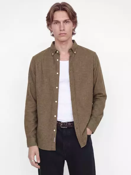 Jack&Jones miesten kauluspaita Blustanley ruskea - Skjortor för herrar - 142218 - 1