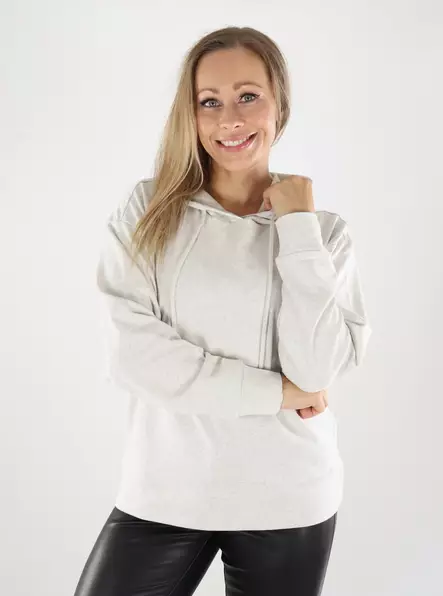 JDY damhoodie Huva havregryn - Huvtröjor och sweatshirts - 139048 - 1
