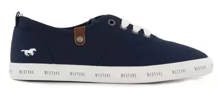 Mustang naisten kangastennarit 26M0062001 tummansininen - Sneakers för damer - 140918 - 1