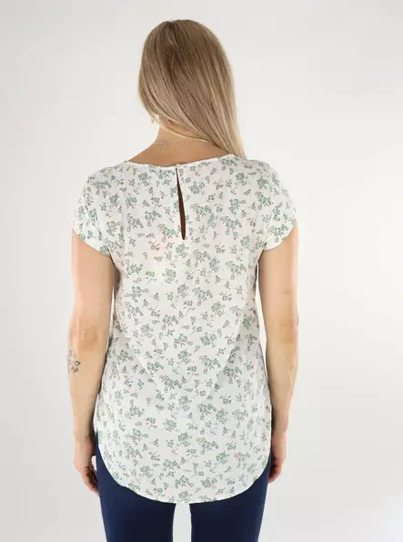 Only naisten kevyt T-paita Nova lux hemlock/555 flora - Naisten T-paidat - 136448 - 2