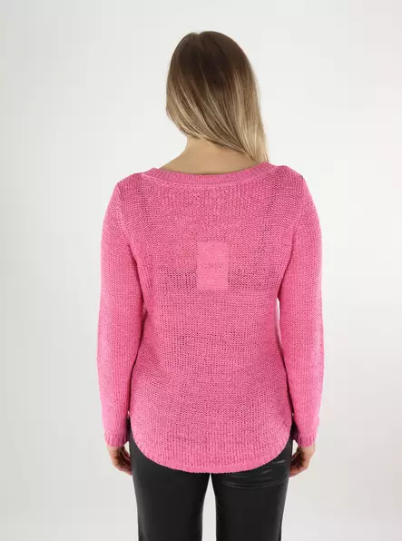 Only naisten neule Geena XO Pullover pinkki - Naisten neuleet - 140088 - 2