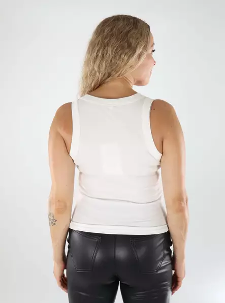 Only naisten toppi Arnhem Rhinestone valkoinen - Naisten topit - 138948 - 2