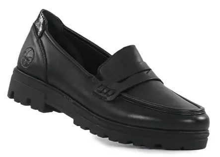 Rieker naisten loaferit 43050-01 musta - Rieker kävelykengät - 141388 - 2