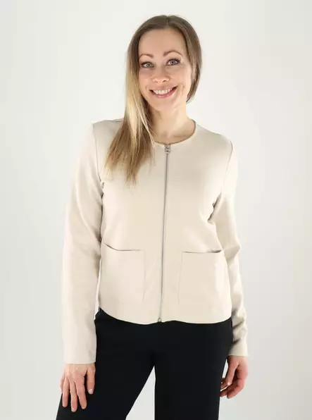 Vila naisten neuletakki/jakku Garden Short luonnonvalkoinen - Naisten neuleet - 140158 - 1