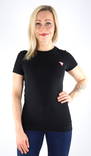 Guess T-shirt Mini Triangle svart - T-shirts för damer - 132868 - 1