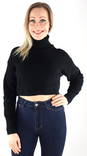 JJXX naisten Neule Liv twist cropped musta - Naisten neuleet - 132498 - 1