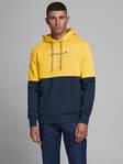 Jack & Jones herr huvtröja Trailer, gul, blå - Huvtröjor för herrar - 126928 - 1