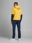 Jack & Jones herr huvtröja Trailer, gul, blå - Huvtröjor för herrar - 126928 - 5