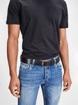 Jack & Jones miesten musta nahka vyö Paul - Miesten vyöt - 116858 - 1