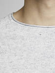 Jack&Jones miesten puuvilla neule Hill light grey melange - Miesten neuleet - 129918 - 2