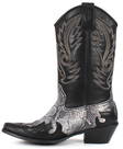 Johnny Bulls Bootsit nahkaa 9634 musta/snake - Bootsit - 130208 - 2