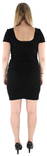 Only Mekko Bella s/s Deep Back musta - Mekot ja tunikat - 124088 - 2