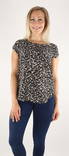 Only naisten kuvioitu T-paita Vic pumice stone/leo - Naisten T-paidat - 131498 - 1