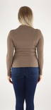 Only naisten ribbipaita Emma high neck carlbou - Naisten pitkähihaiset paidat - 131568 - 2