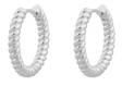 Snö of Sweden Örhängen Deia Twist ring plain s - Örhängen - 133808 - 1