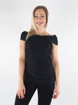 Vila Juhlatoppi Partina offshoulder musta - Naisten juhlatopit - 134738 - 1