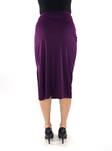 Vila Nayo korkeavyötäröinen hame violetti - Hameet - 134548 - 3