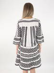 Vero Moda tunika/mekko Dicthe valkoinen/musta - Mekot ja tunikat - 135808 - 2