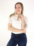 Vero Moda naisten t-paita Honey Lace valkoinen - Naisten T-paidat - 136248 - 1
