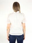 Vero Moda naisten t-paita Honey Lace valkoinen - Naisten T-paidat - 136248 - 2