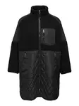 Only Carmakoma plus size teddyjacka Ohio Fleece svart - Lätta jackor för damer - 136788 - 6
