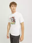 Jack&Jones miesten t-paita Xmas Christmas Skull valkoinen - Miesten T-paidat - 137418 - 1