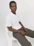 Jack&Jones herrpikétröja / t-shirt Austin Polo vit/klassisk - T-shirts för herrar - 138248 - 1