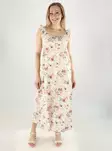 JDY Mekko Troya midi luonnonvalkoinen/kukkakuosi - Mekot ja tunikat - 141158 - 1