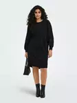 Only Carmakoma pluskoon collegemekko Donna midi musta - Mekot ja tunikat - 141518 - 1