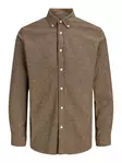 Jack&Jones miesten kauluspaita Blustanley ruskea - Skjortor för herrar - 142218 - 4