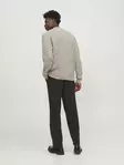 Jack&Jones miesten neulepusero Ziggi Mock Neck beige - Miesten neuleet - 137528 - 4