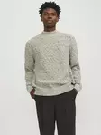 Jack&Jones miesten neulepusero Ziggi Mock Neck beige - Miesten neuleet - 137528 - 2