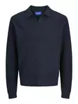 Jack&Jones Neule Greene polo tummansininen - Miesten neuleet - 139818 - 1