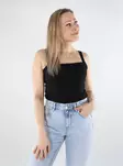 JJXX naisten ribattu toppi Fifi Rib musta - Naisten topit - 138108 - 1