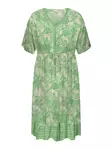 Only Carmakoma pluskoon mekko Marrakesh V-Neck valkoinen/vihreä - Mekot ja tunikat - 138348 - 1