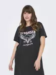 Only Carmakoma pluskoon rento Mekko Lucy life black/glitter - Mekot ja tunikat - 138368 - 2