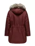 Only Carmakoma pluskoon takki Irena Parka tummanpunainen - Naisten parkatakit - 137328 - 2