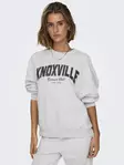 Only damtröja Club ljusgrå - Huvtröjor och sweatshirts - 137668 - 4