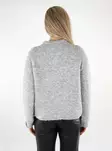 Only naisten neule Cirola O-Neck vaaleanharmaa - Naisten neuleet - 137058 - 2