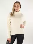 Only damtröja Roll Neck Whitecap grå - Stickat för damer - 137428 - 1