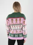 Only naisten neule Xmas ho vaaleanpunainen/vihreä - Naisten neuleet - 142358 - 2