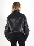 Only naisten takki Mini faux musta - Skinnjackor och PU-jackor för damer - 141458 - 2