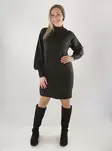 Only Neulemekko Olivia highneck meleerattu ruskea - Naisten neuleet - 141798 - 1