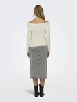 Only off shoulder-mallinen neule Katia luonnonvalkoinen - Naisten neuleet - 137648 - 2