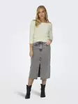 Only off shoulder-mallinen neule Katia luonnonvalkoinen - Naisten neuleet - 137648 - 3