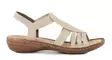 Rieker naisten sandaalit 608C0-62 beige - Rieker sandaalit - 138188 - 1
